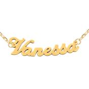 Collier prnom or 18k - criture ANGLAISE