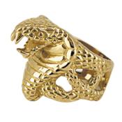 Bague serpent or 9 carats - COBRA