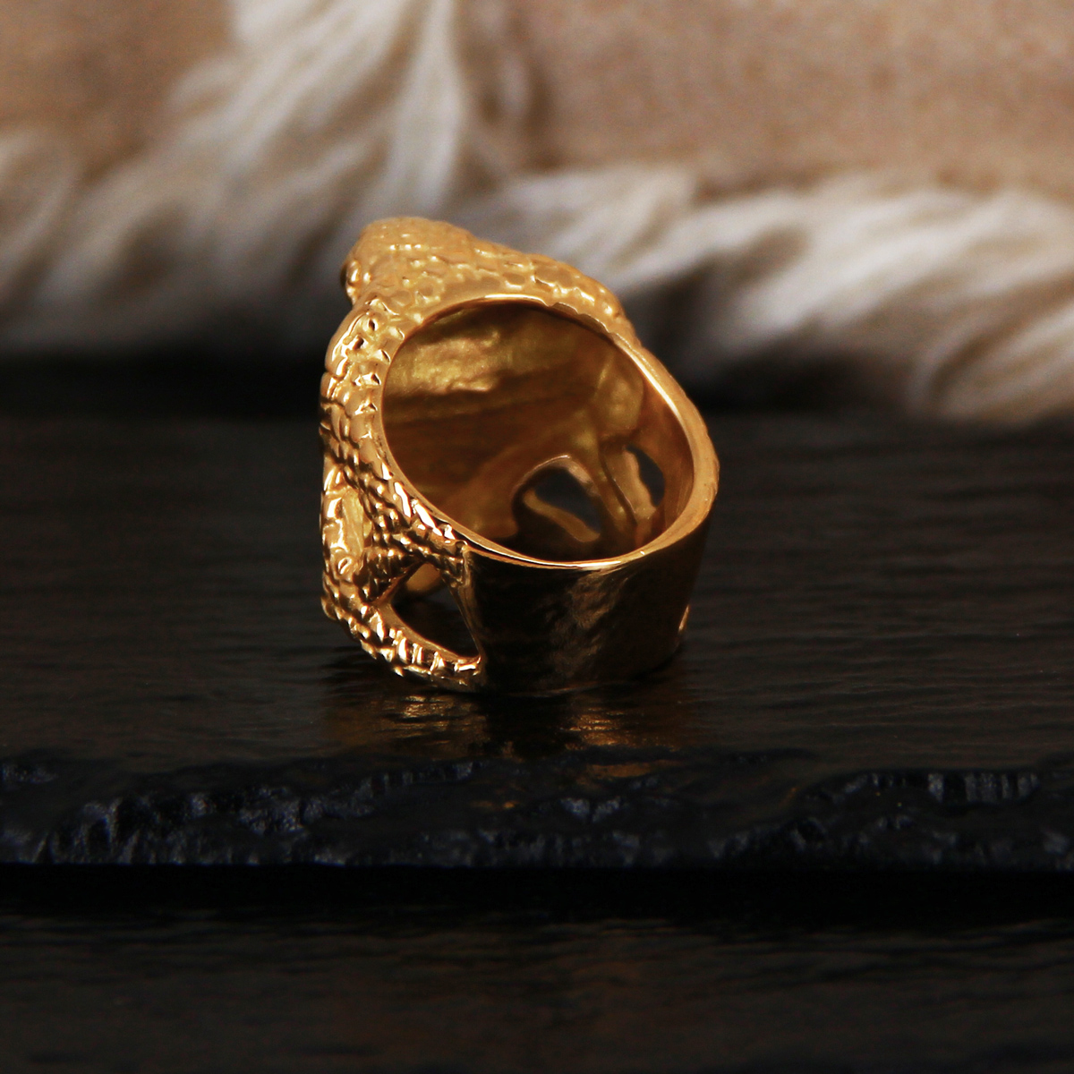 Bague serpent or 9 carats - COBRA