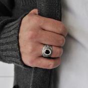 Bague universitaire argent - JAROD