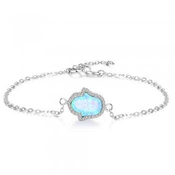 Bracelet argent femme main de fatma - LOUNA