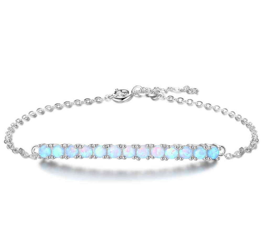 Bracelet pierres bleues - IRIS