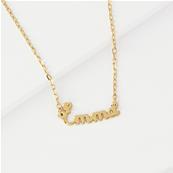 Collier prénom or 18k - Écriture CURSIVE