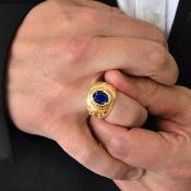 Bague universitaire or 9k - ALTON