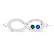 Bracelet prnom infini en argent - APEIRON