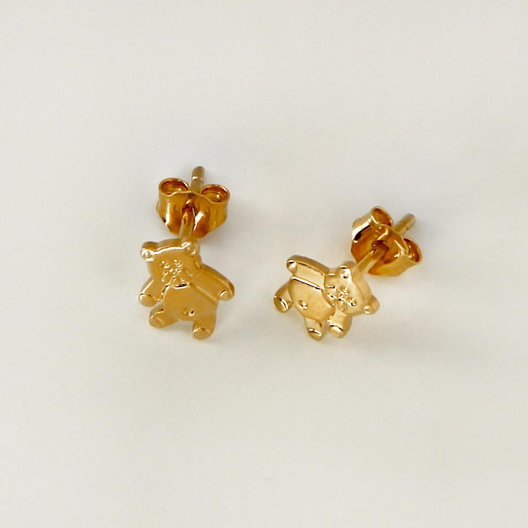 Boucles d'oreilles enfant en plaqué or 750 - DUMAS