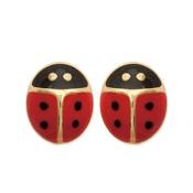 Boucles d'oreilles enfant en plaqu or 750 - BIANCA