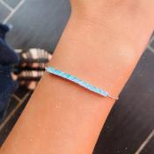 Bracelet pierres bleues - IRIS